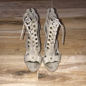 Guess Lace Up Heels SZ 6.5
